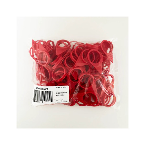 Checktorque Red Wheel Nut Indicator – Red 32 mm (Bag of 100 Pcs)