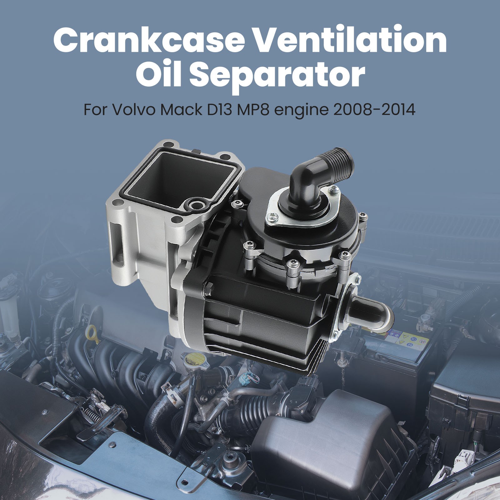 Oil Separator & Gasket For Volvo Mack D13 2008-2014 21122541 20499419 20532891