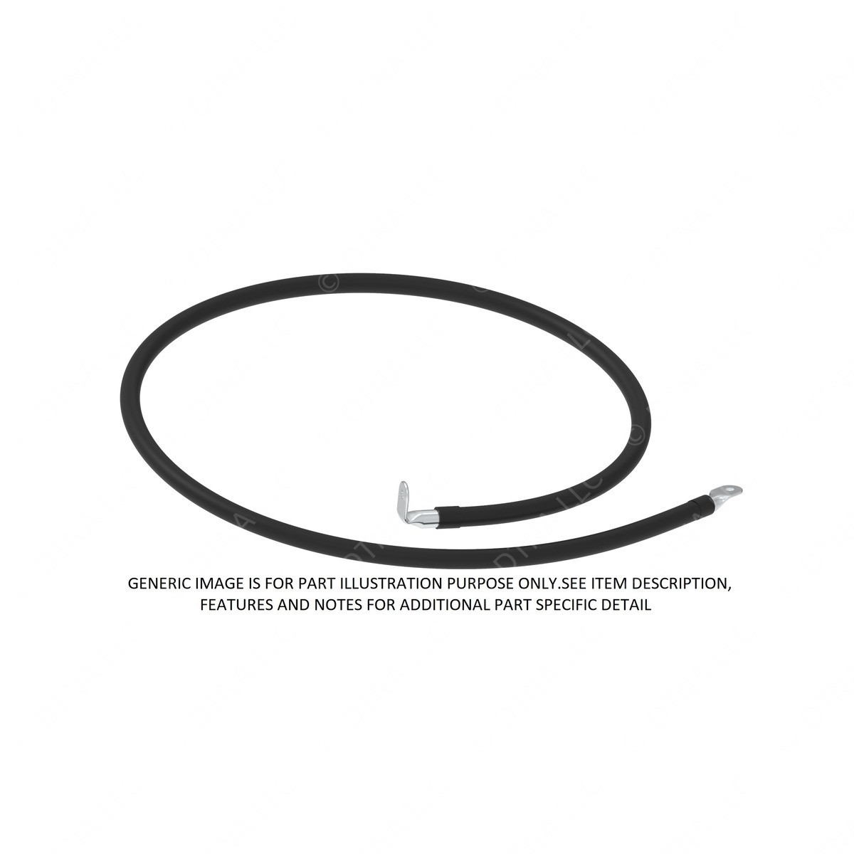 Freightliner A06-91586-068, Cable-Battery, Neg, 4/0, 3/8X3/8 Short90 68″ NEW B3
