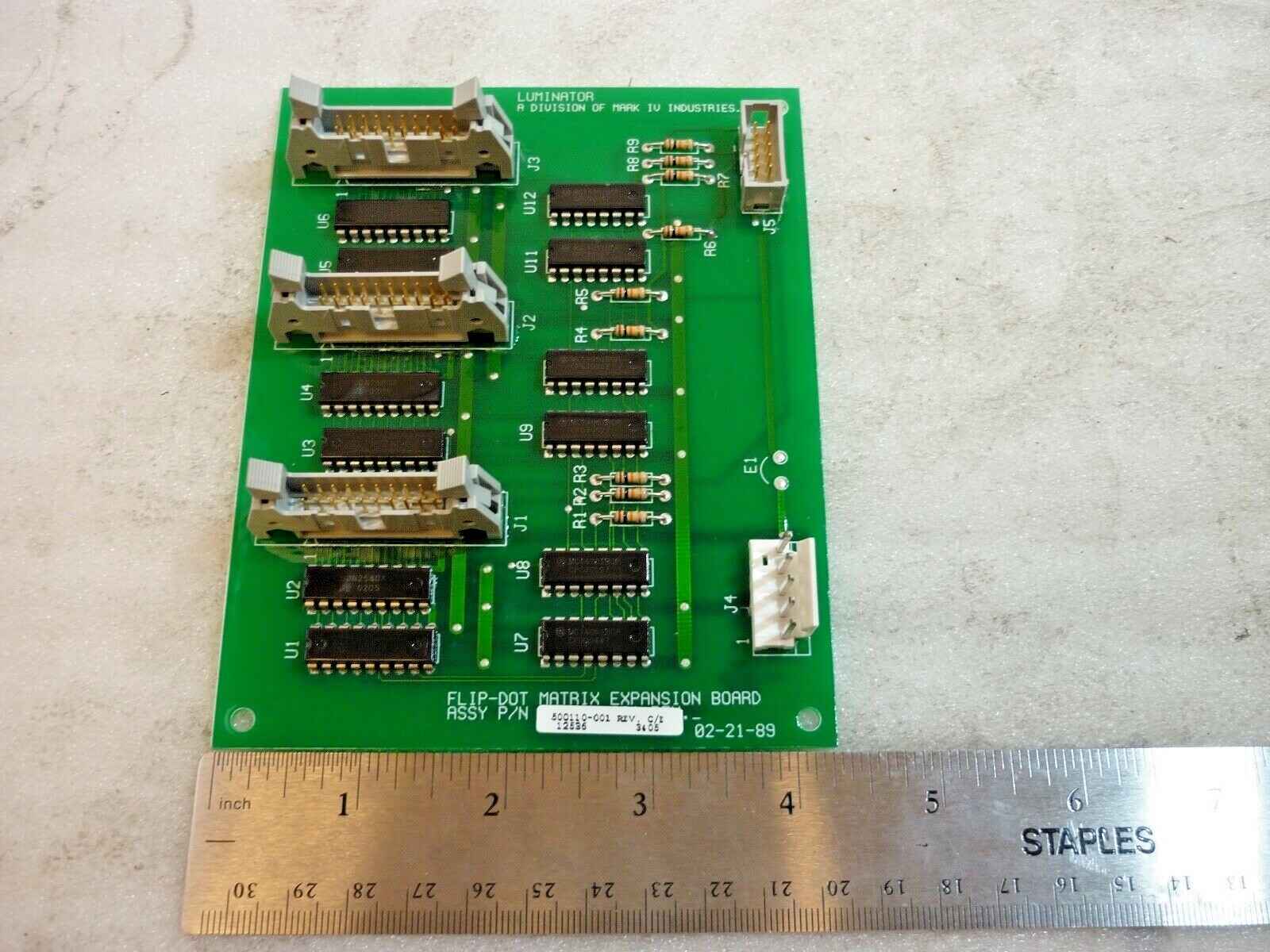 New Flyer PWA Flip Dot Matrix, P/N: 6315620