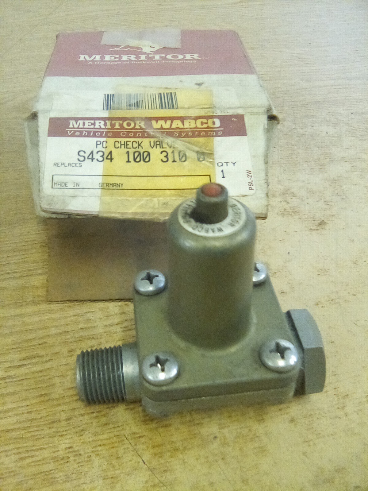 Meritor Wabco S434 100 310 0 PC Check Valve