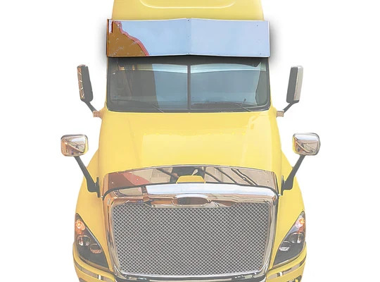 Freightliner Cascadia 18 Inches stainless steel drop visor