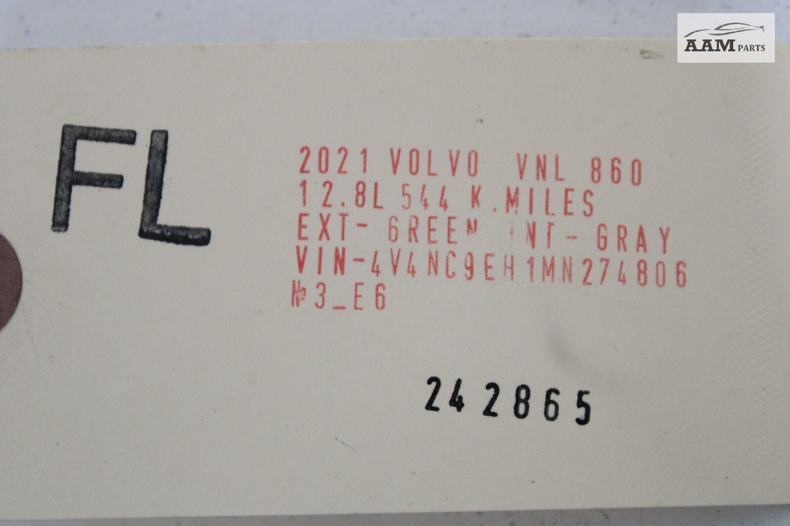 2018-2024 VOLVO VNL 860 FRONT LEFT SIDE UPPER BUNK LATCH 8086216 OEM