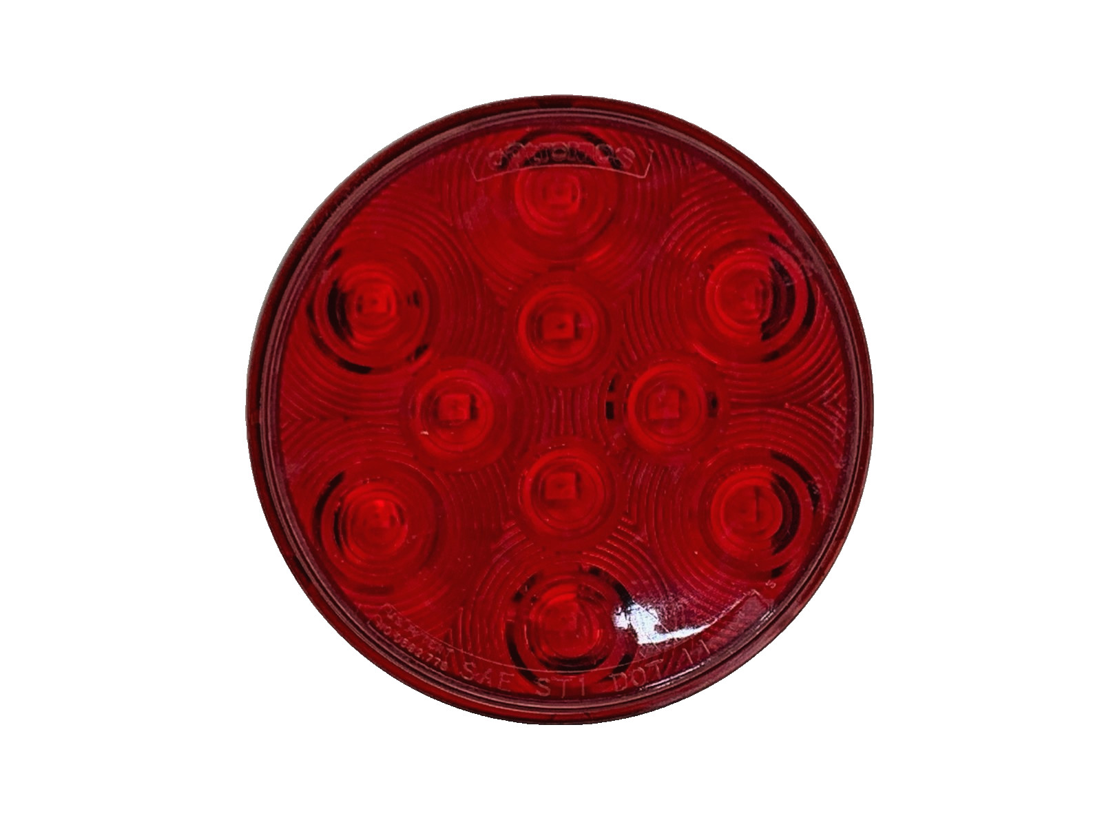 8 PACK Optronics STL43RB LED Stop/Turn/Tail PL-3 Connector 12v 4″ Round