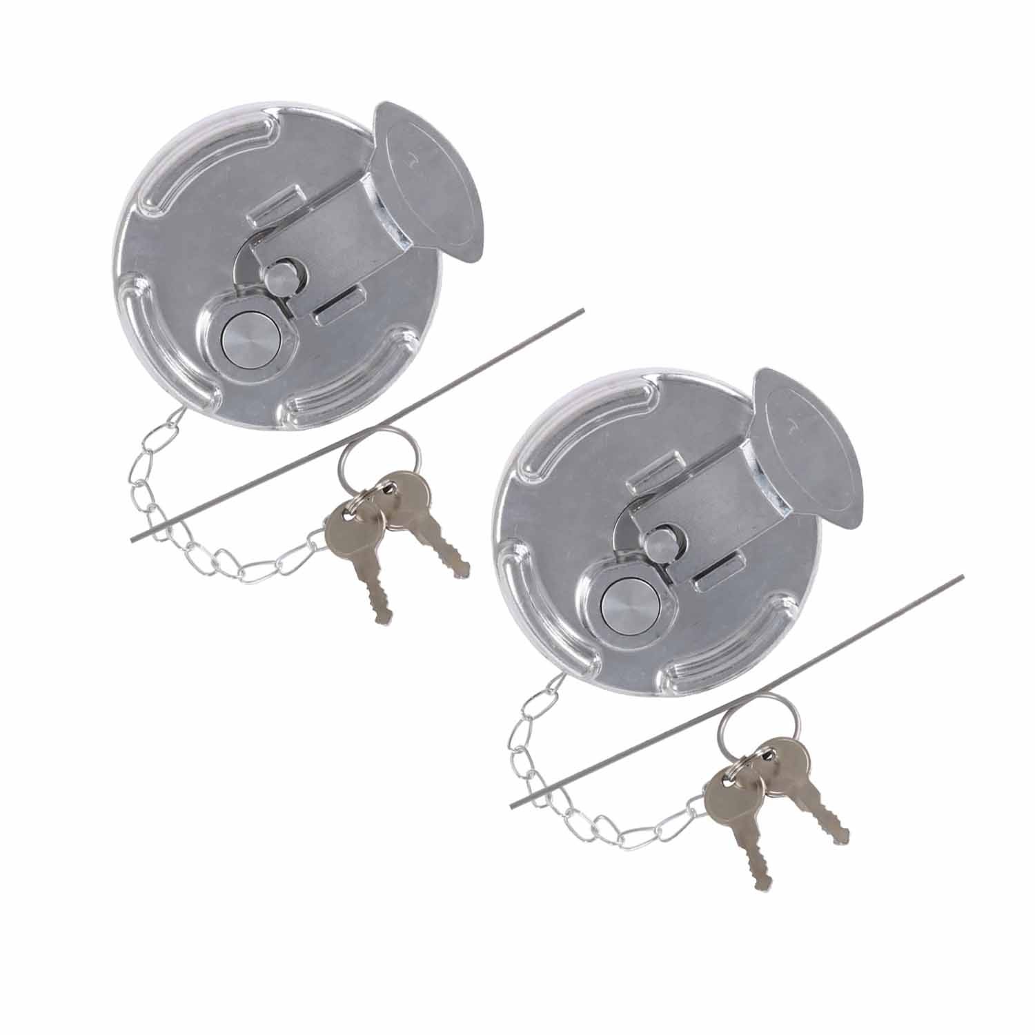 New 2* 600212 Aluminum No Locking Diesel Fuel Caps 11-04859-200 For Peterbilt