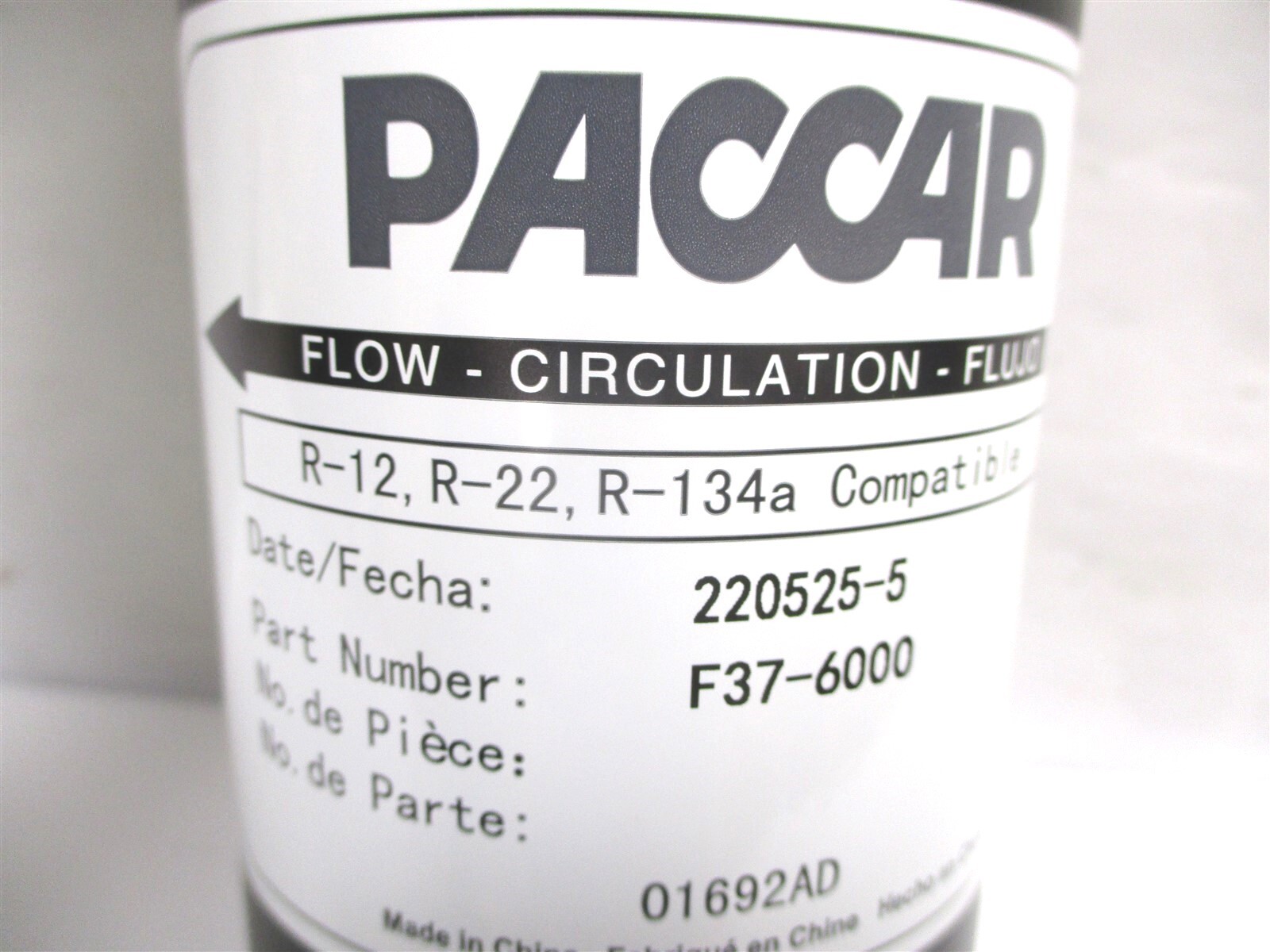 F37-6000 GENUINE PACCAR PARKER FILTER DRYER RECEIVER 74R2001 KENWORTH