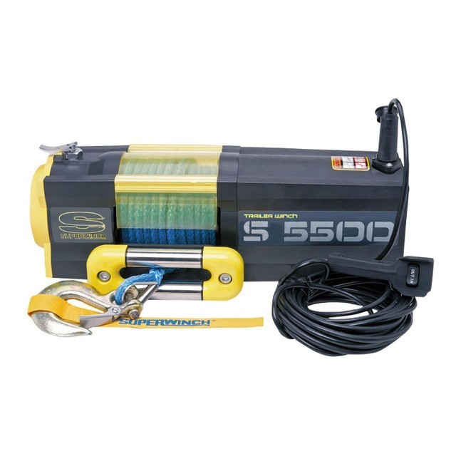 Superwinch S5500SR Winch 5500lbs 12V Synthetic Rope | 1455201