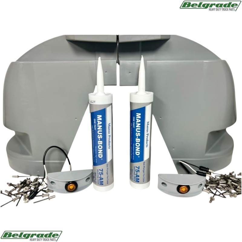 Complete Corner Cap Kit Replaces Supreme Truck Body 116404/116405 – Aftermarket