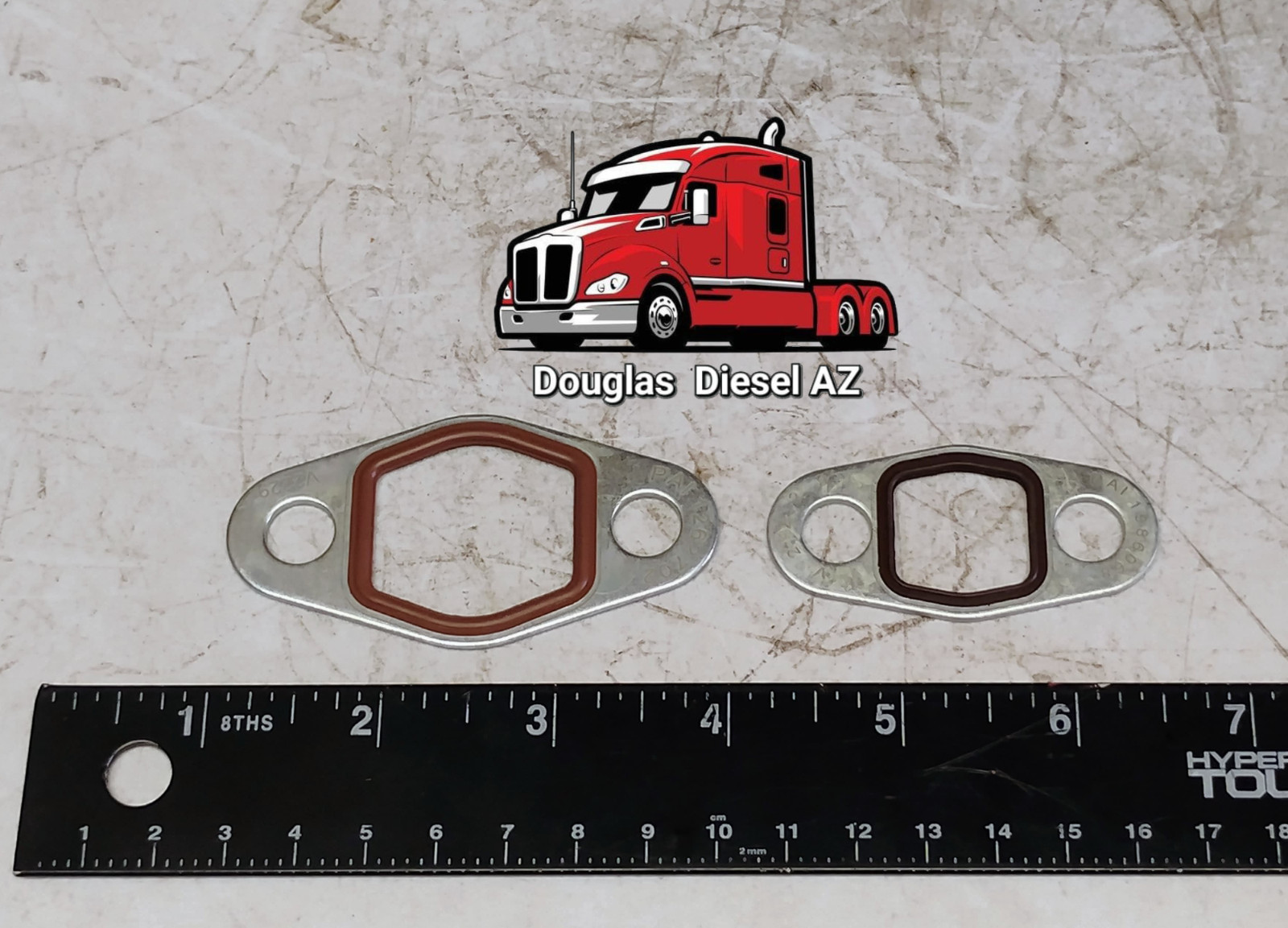 TURBO OIL DRAIN & SUPPLY GASKETS for C15. PAI Brand. Ref. # CAT. 1262702 1986068