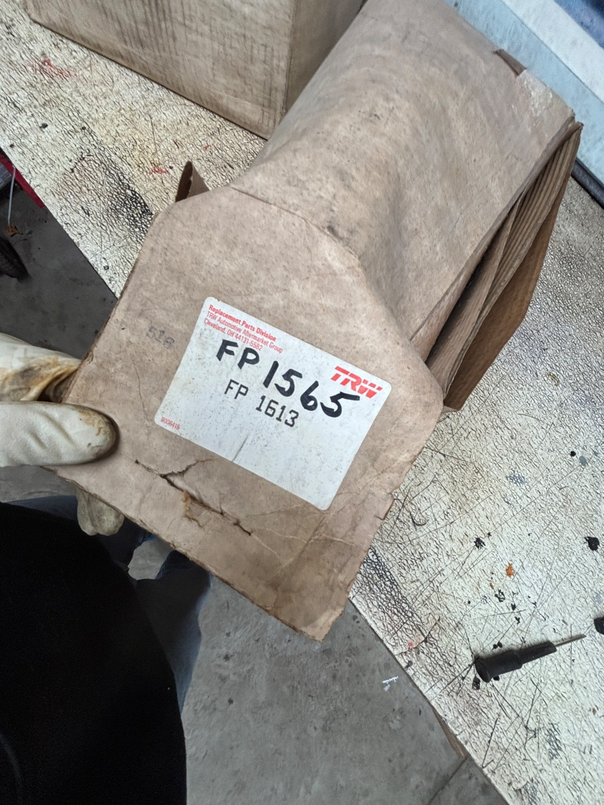 TRW FP1565 NEW WATER PUMP 9W. AMC JEEP 258