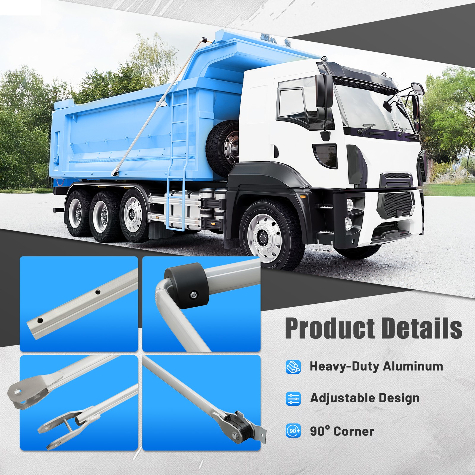 Dump Truck Tarp Arm Kit Prevent The Tarpaulin From Moving During Transportation