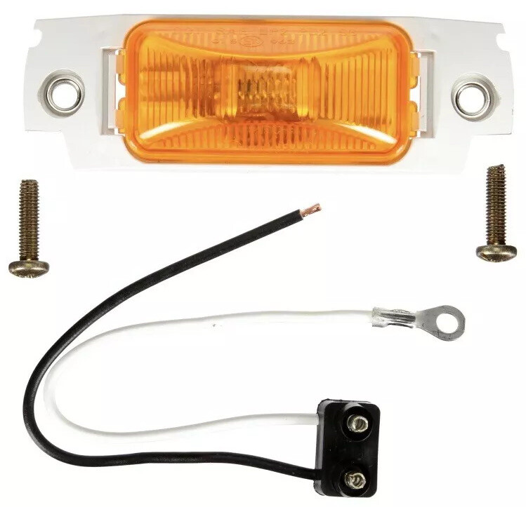 15006y Truck-lite Rail Mount Incandescent Yellow Clearance Marker Light