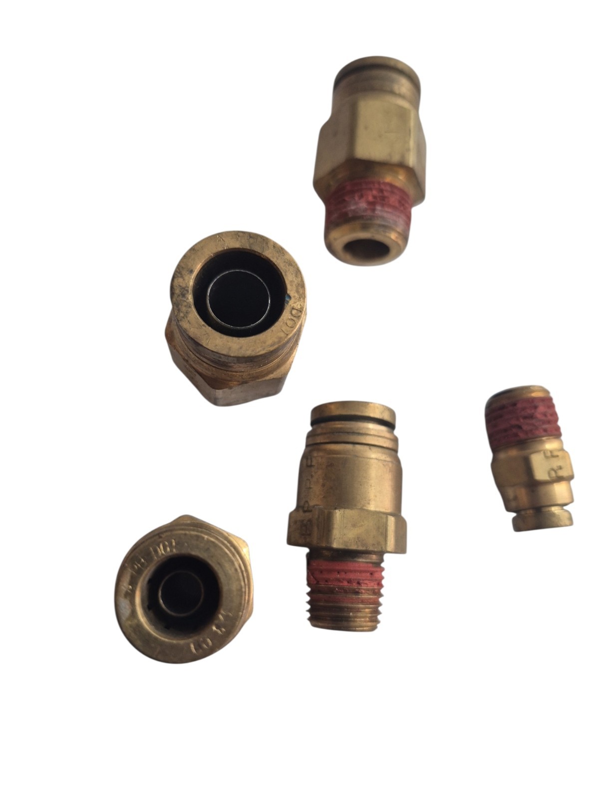 Quick Connect DOT Fittings 1/4,3/8/1/2 OD, 1/2 & 1/4 THREAD