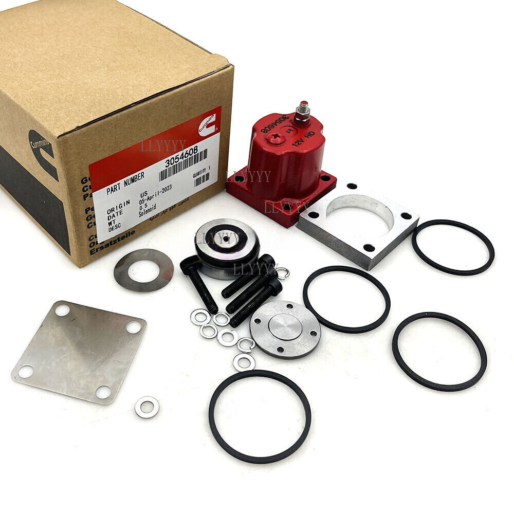 Fits For Cummins Fuel Shutoff Valve Kit 3054608 N14 PAI 180204 209940 Solenoid