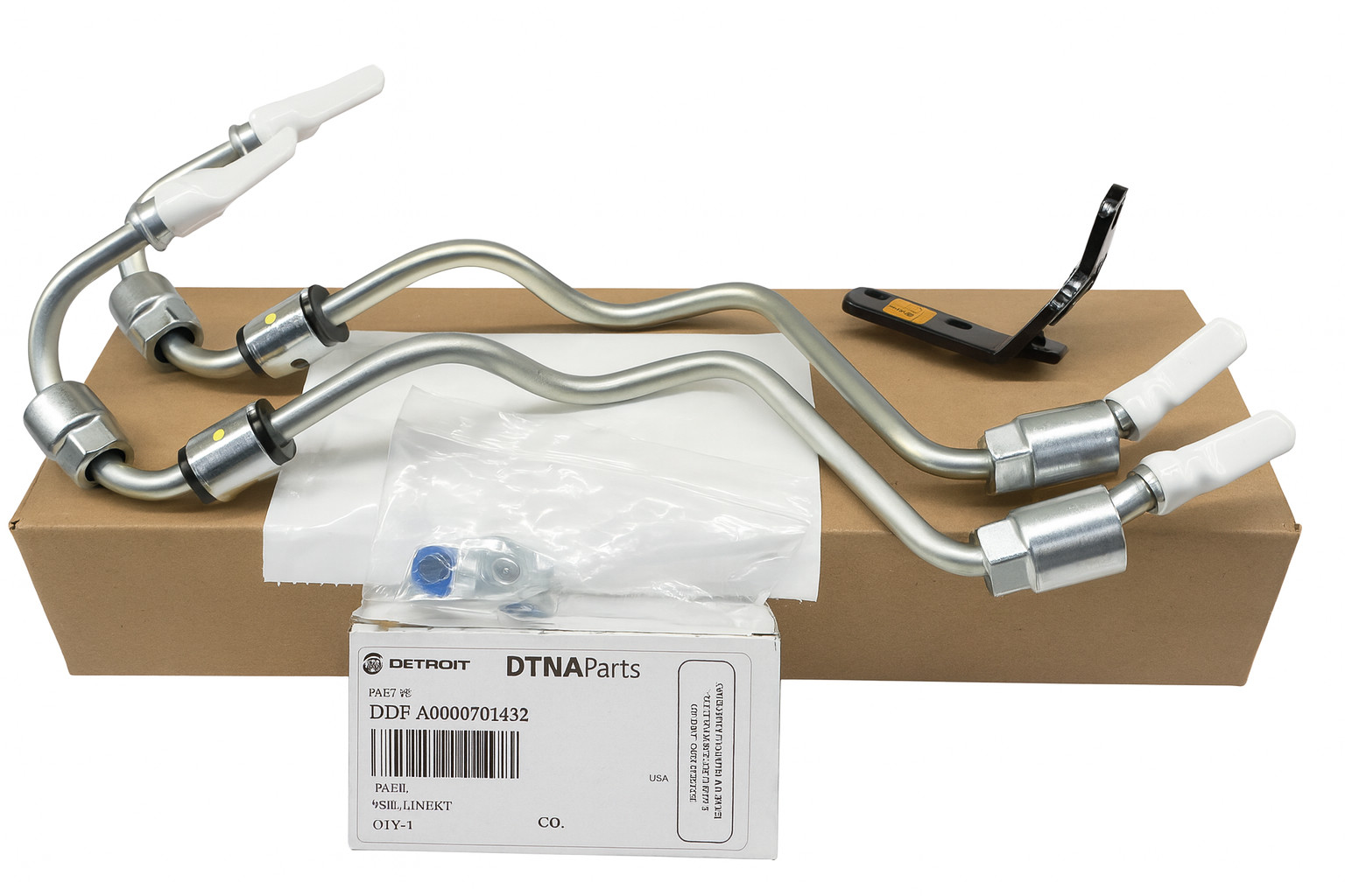 OEM Detroit DD15 High Pressure Fuel Line Kit A0000701432 –Genuine Detroit Diesel