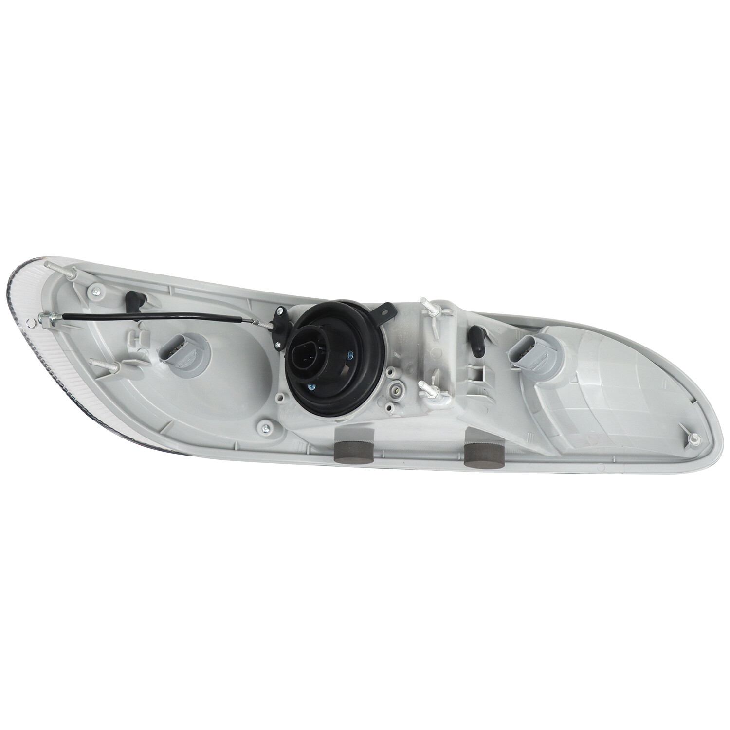 For 2008-2013 Peterbilt 325/384/386 Truck Black Headlights Headlamps Left+Right
