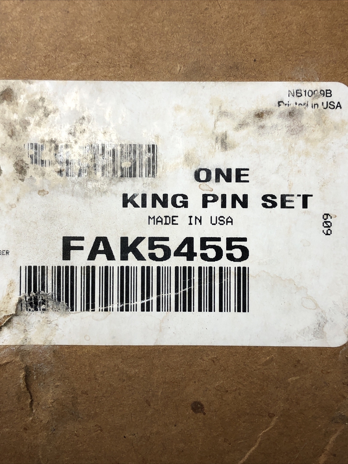 Blue Diamond Parts fits International FAK5455 King Pin Set; Incomplete – See Pic