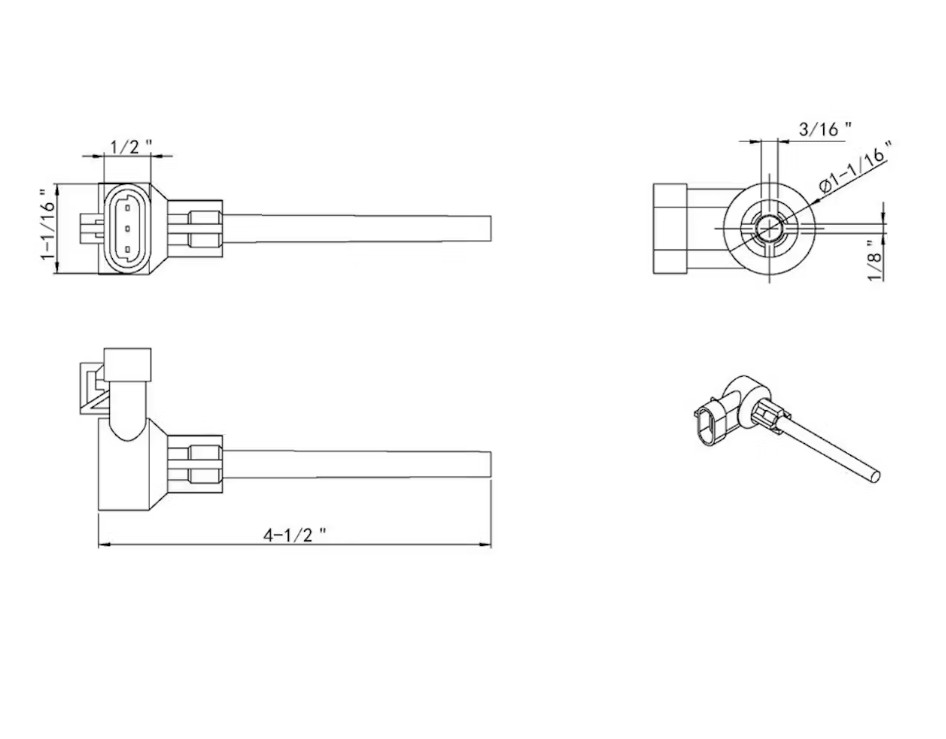 Coolant Level Sensor Kenworth / Peterbilt N9267001 (For: More than one vehicle)