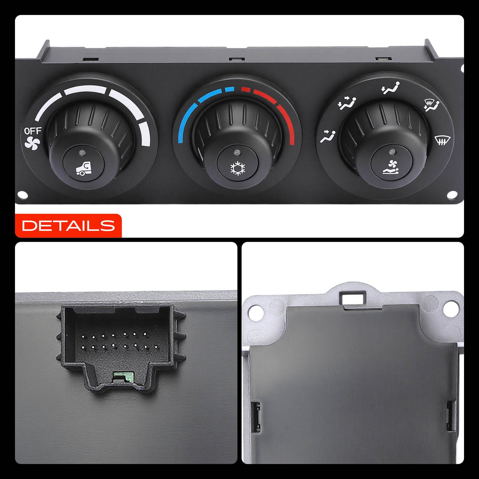A-Premium HVAC Control Module Assy for Kenworth Truck 2006 +UP F21-1013-11-000