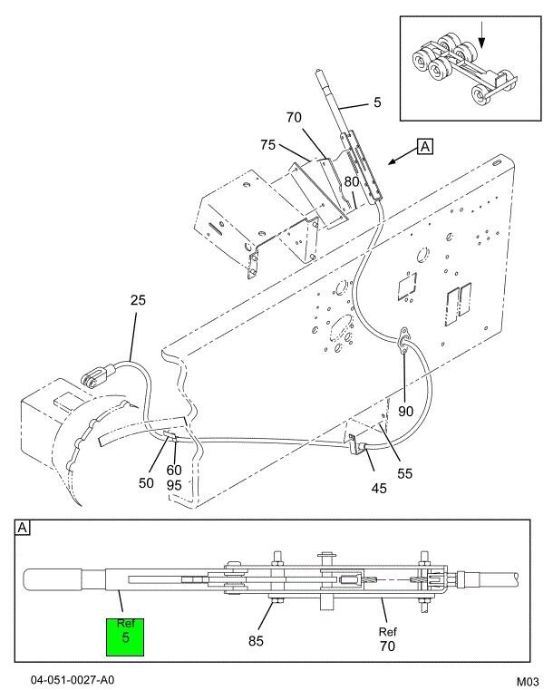 OEM International Hand Brake Lever Assembly 2522328C91