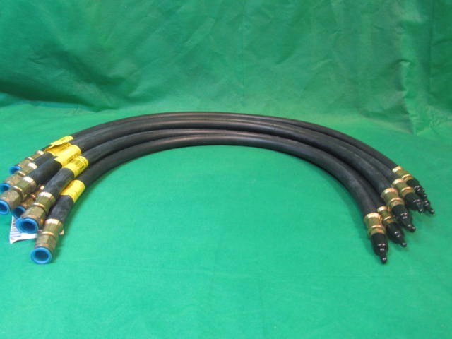 Parker 271-6 Air Brake Hose 3/8″ 9,5mm 1,6MP 225 PSI 2’10”, Lot of 10 Pcs.