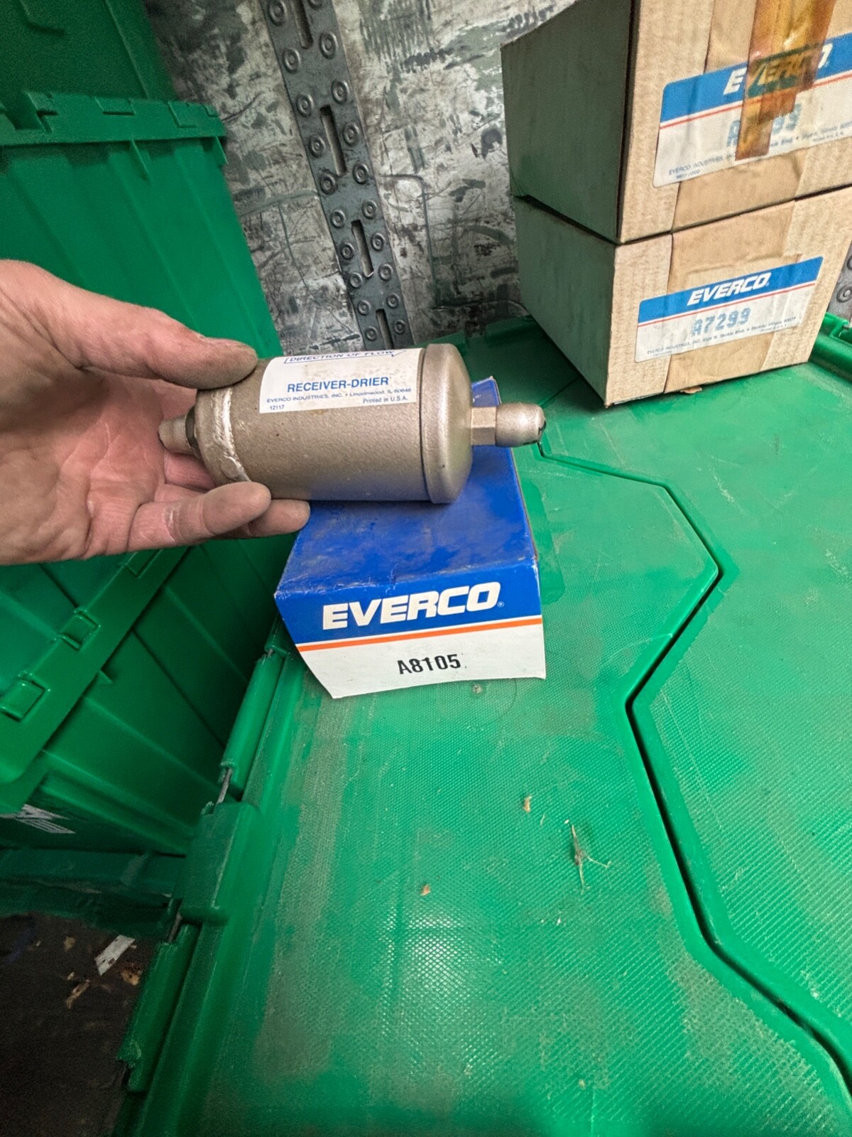 EVERCO A8105 UNIVERSAL INLINE FILTER DRIER AC 9W 3/8 FLARE