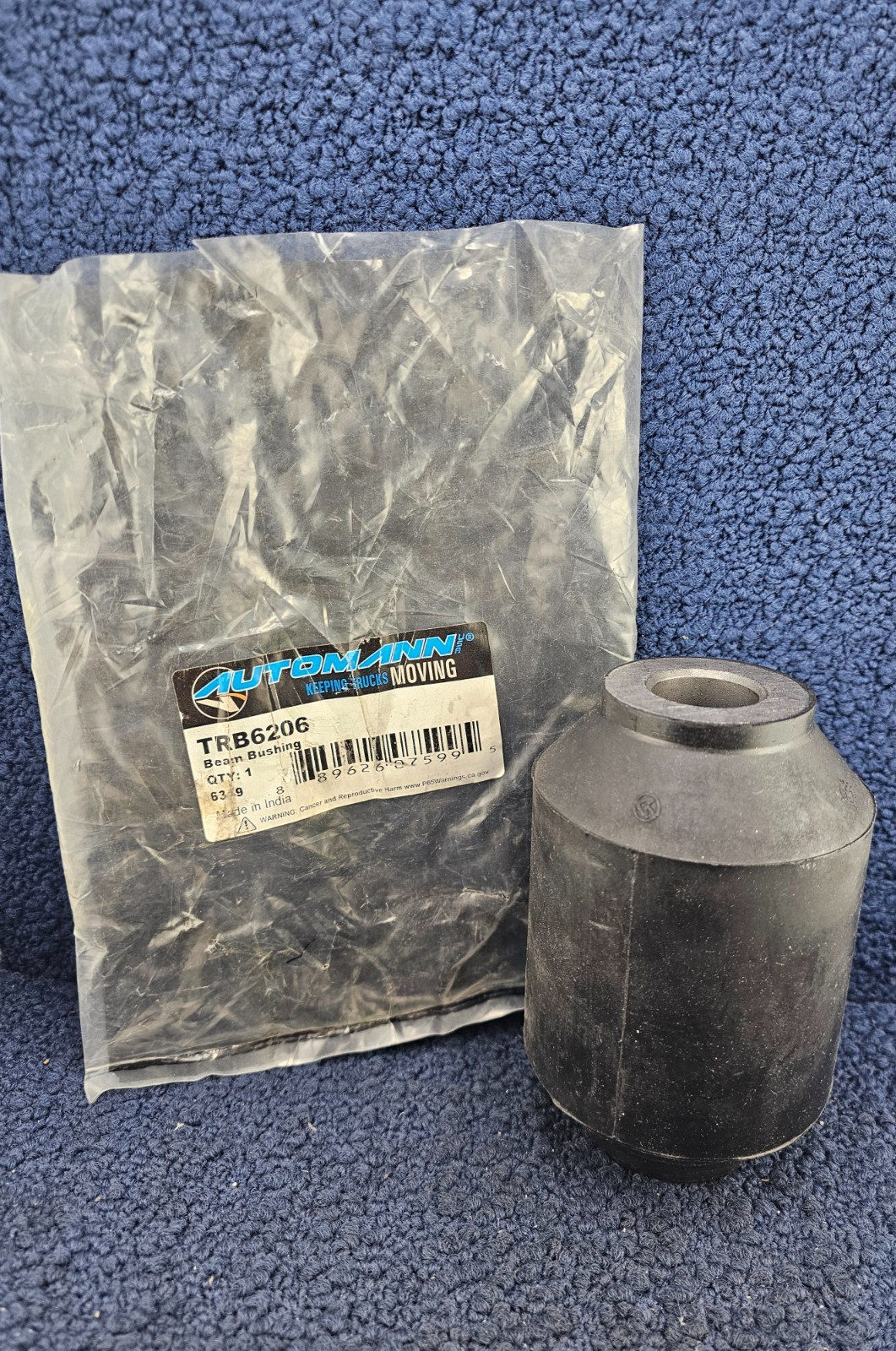 Automann TRB6206 Beam Bushing 1″ ID x 3 3/8″ OD x 5 1/4″ L Fits Hendrickson