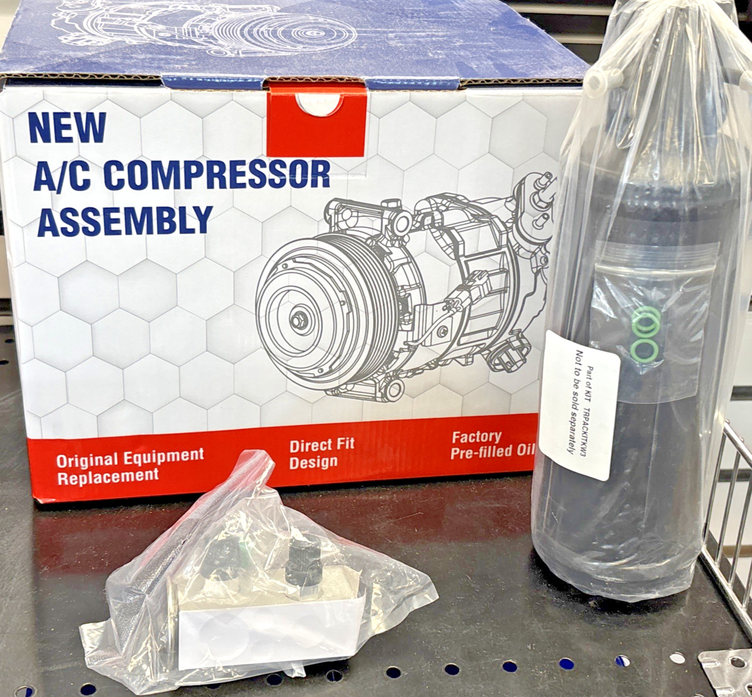 ~ NEW GENUINE TRP A/C COMPRESSOR KIT for KENWORTH w/ MX13 ENGINES
