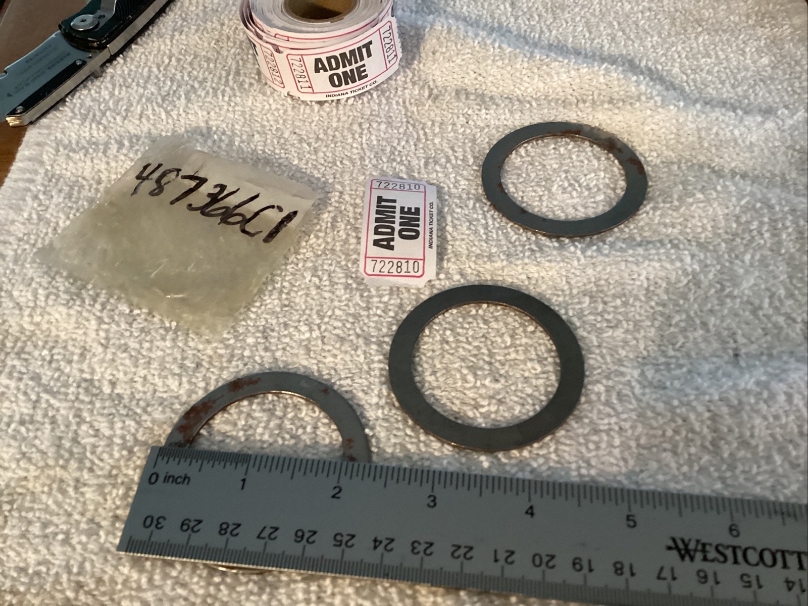 INTERNATIONAL 487366C1 SHIMS 3 PIECES 1/16 thick NOS