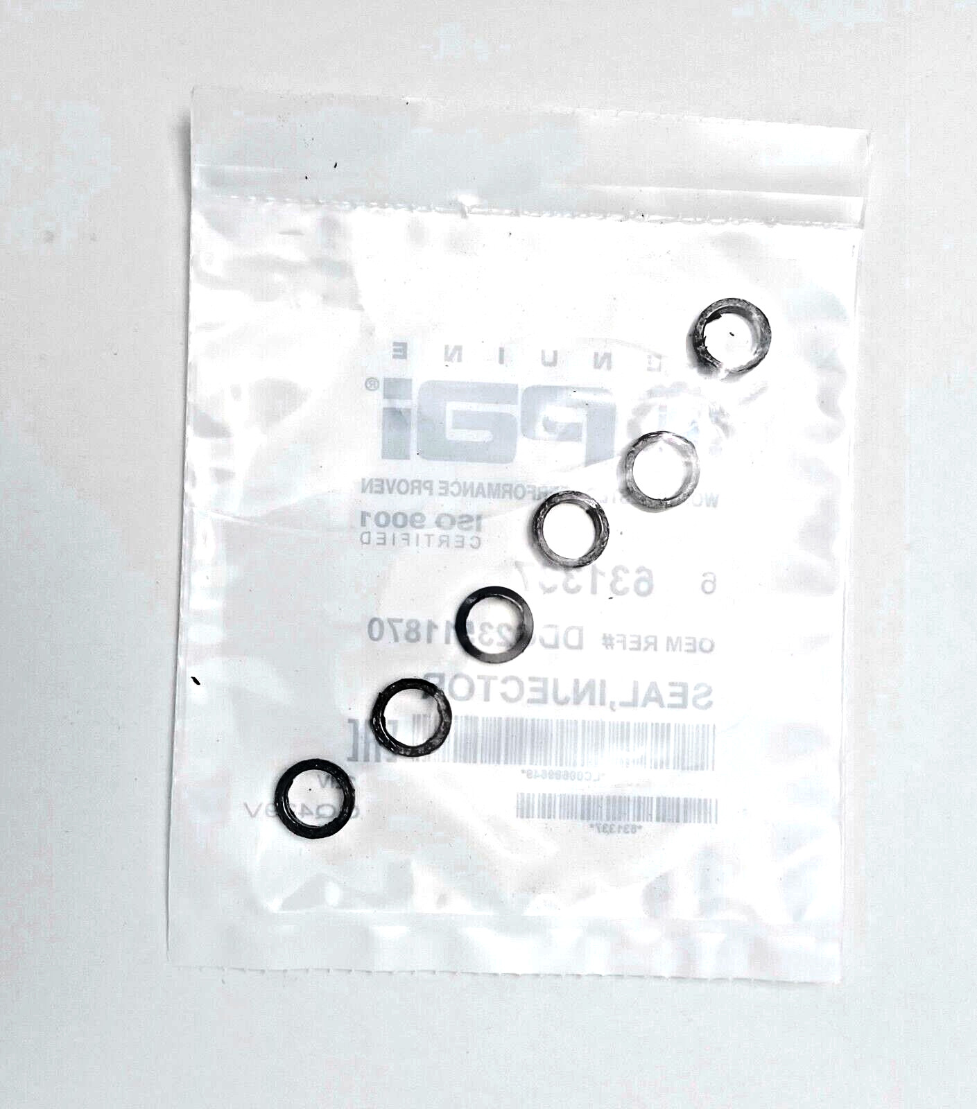 Graphite Injector Seals for Detroit Series 60 Qty. 6. PAI# 631337 Ref.# 23511870