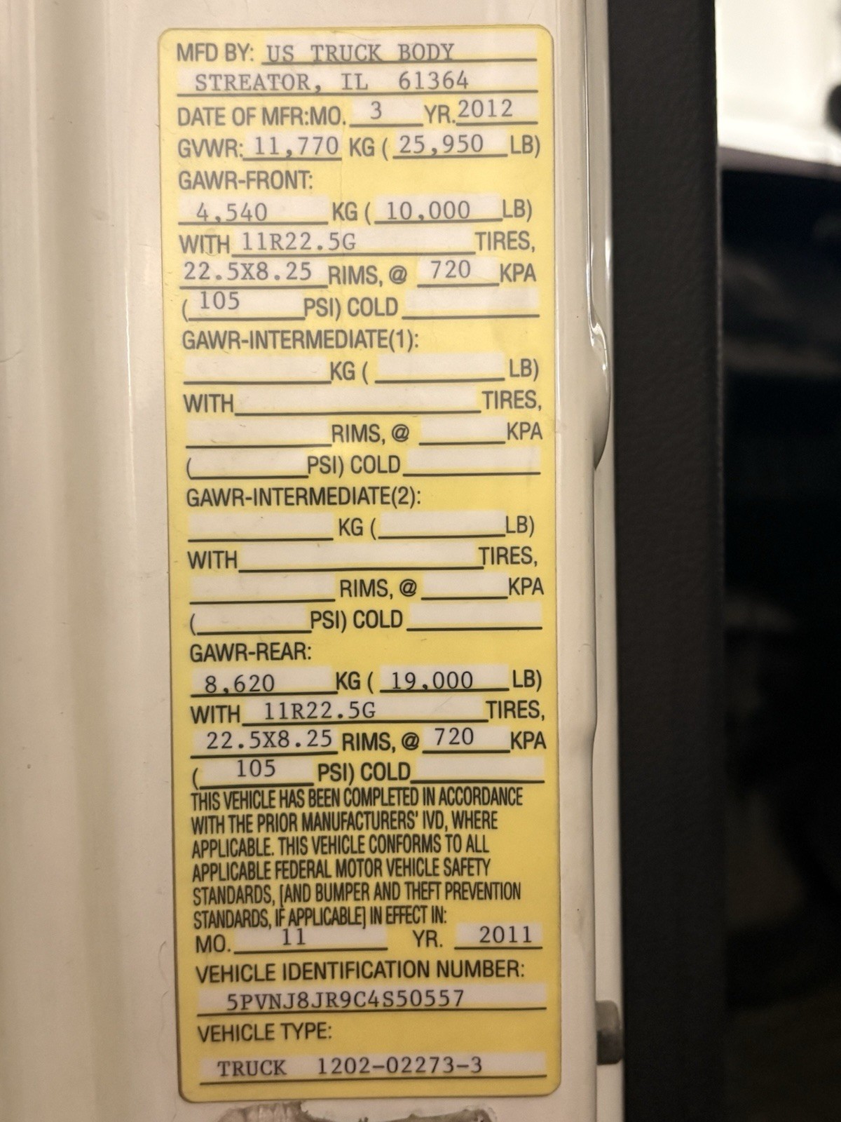 2012 Hino 268 Make Offer for Truck Parts