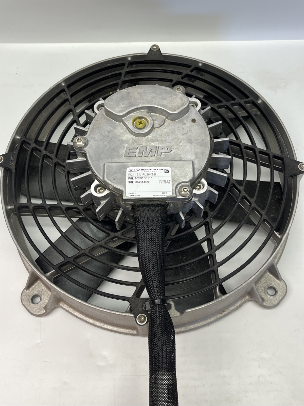 EMP 11 inch Fan 24V SMART FLOW FIC11-24V-PUSH-G-B J1939 CAN Control | USA Seller