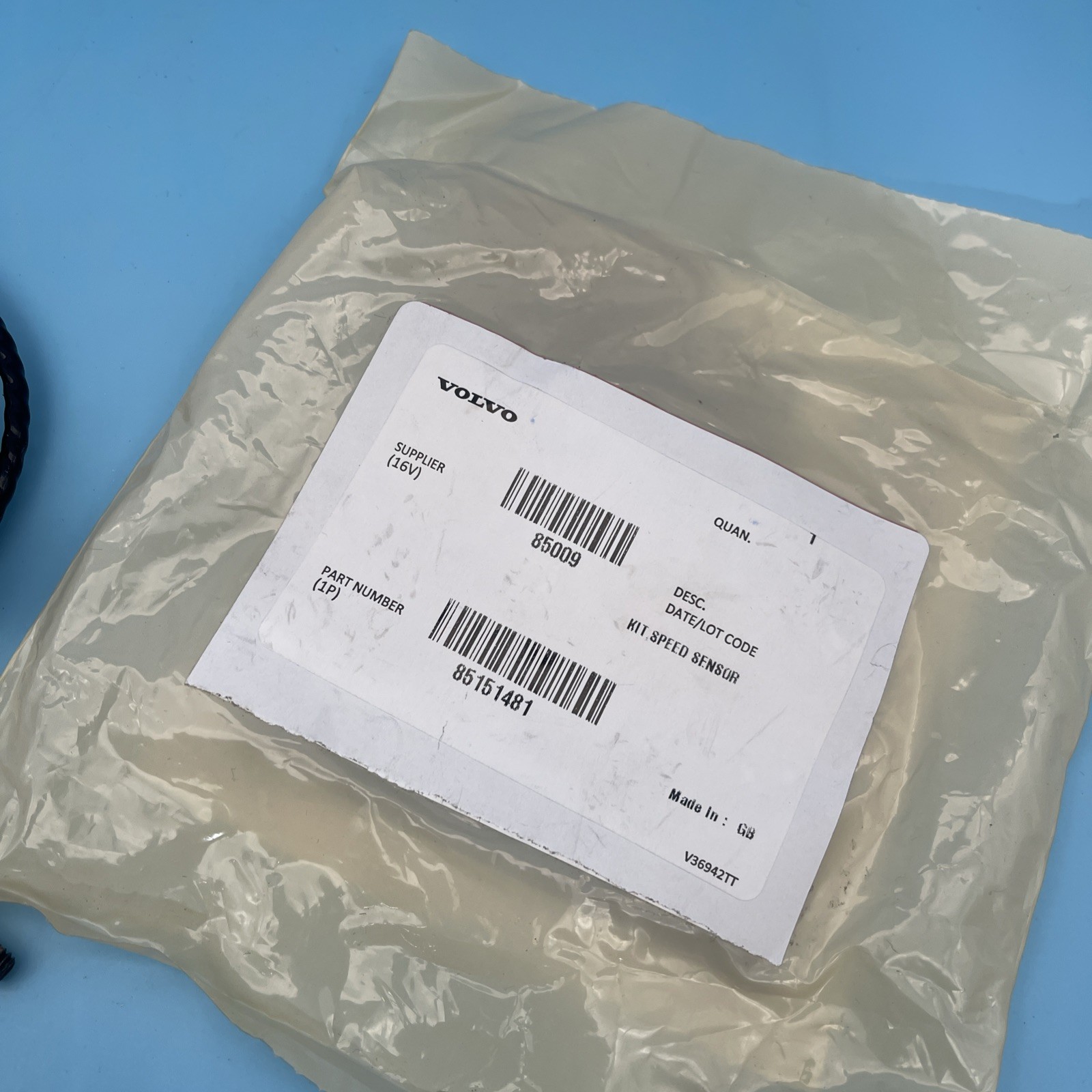 Genuine OEM Volvo 85151481 Replacement Turbo Speed Sensor New