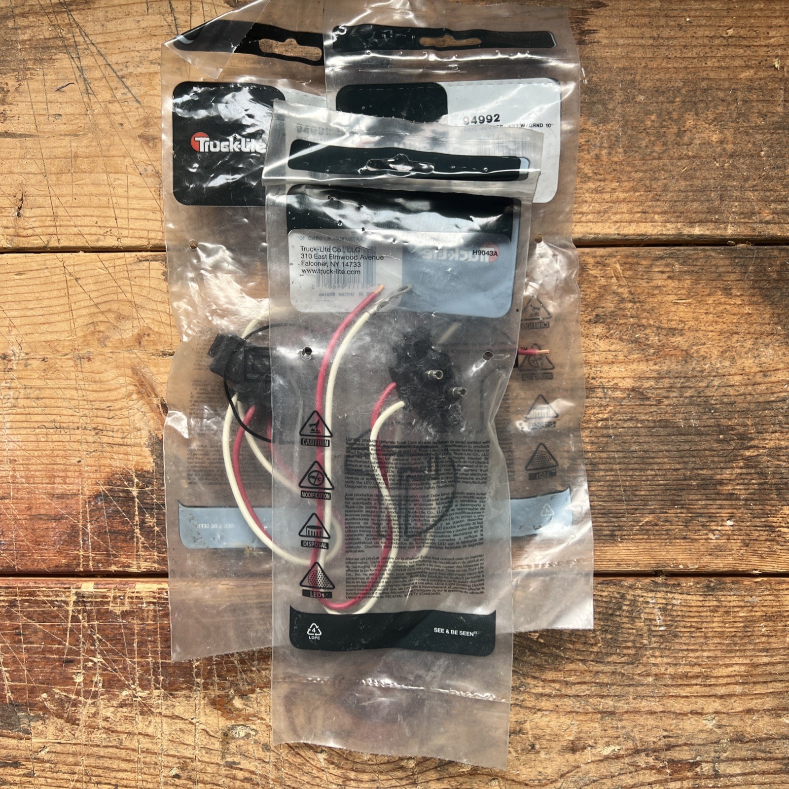 *NEW* Truck-Lite 10″ Pigtail, 2 Wire P/N: 94992