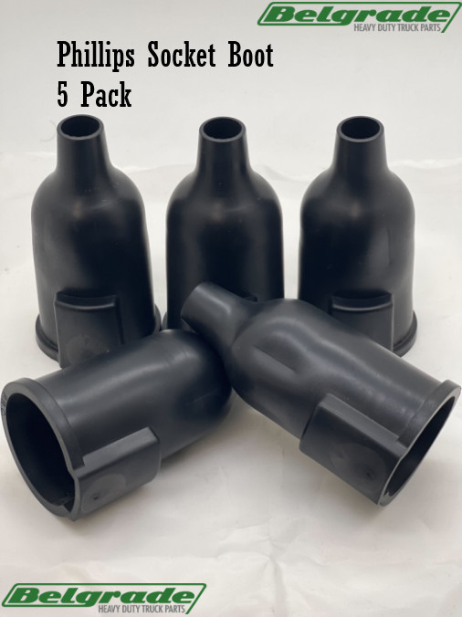Phillips 15-740 Rubber Socket Boots for 7-Pin Sockets & Phillips 15-320 5 Pack
