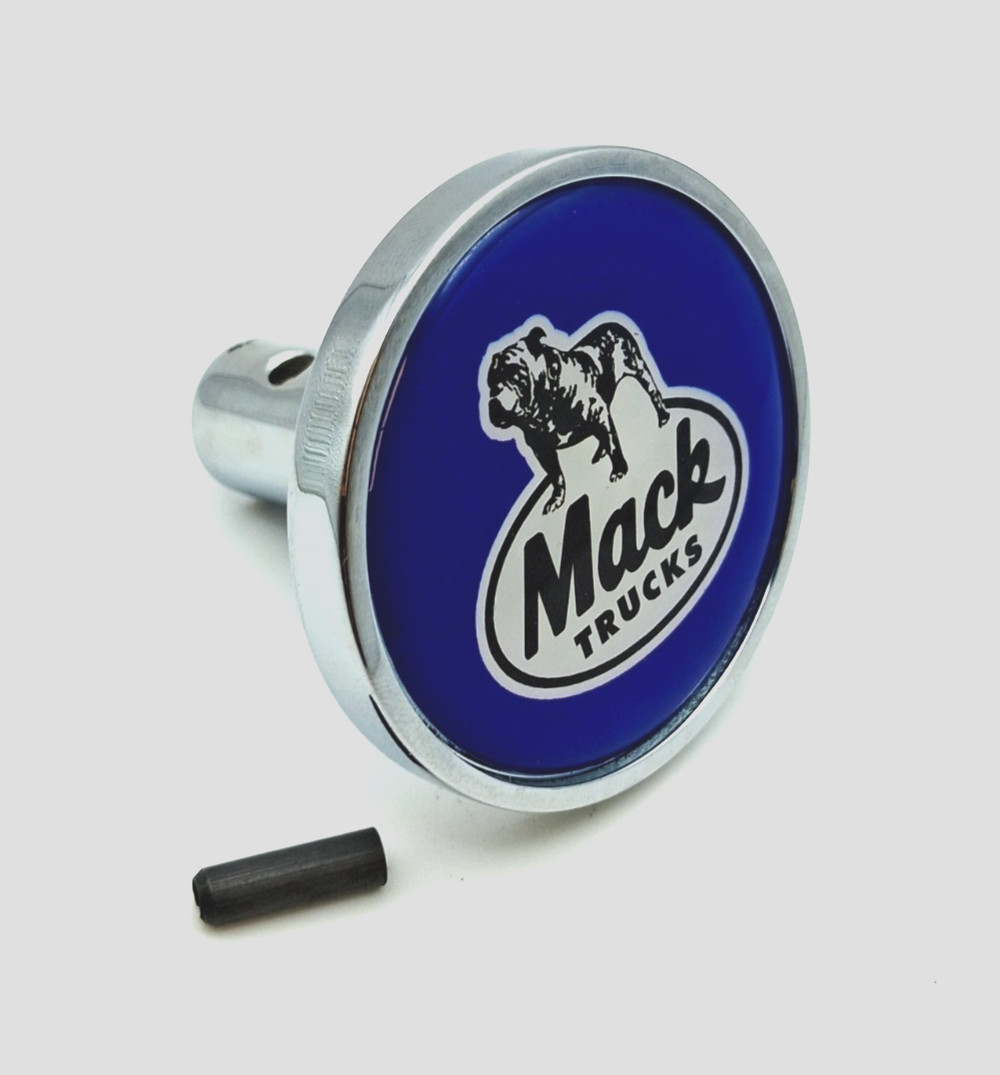 Mack Truck Blue Air Valve Knob Chrome Tractor Trailer PIN STYLE