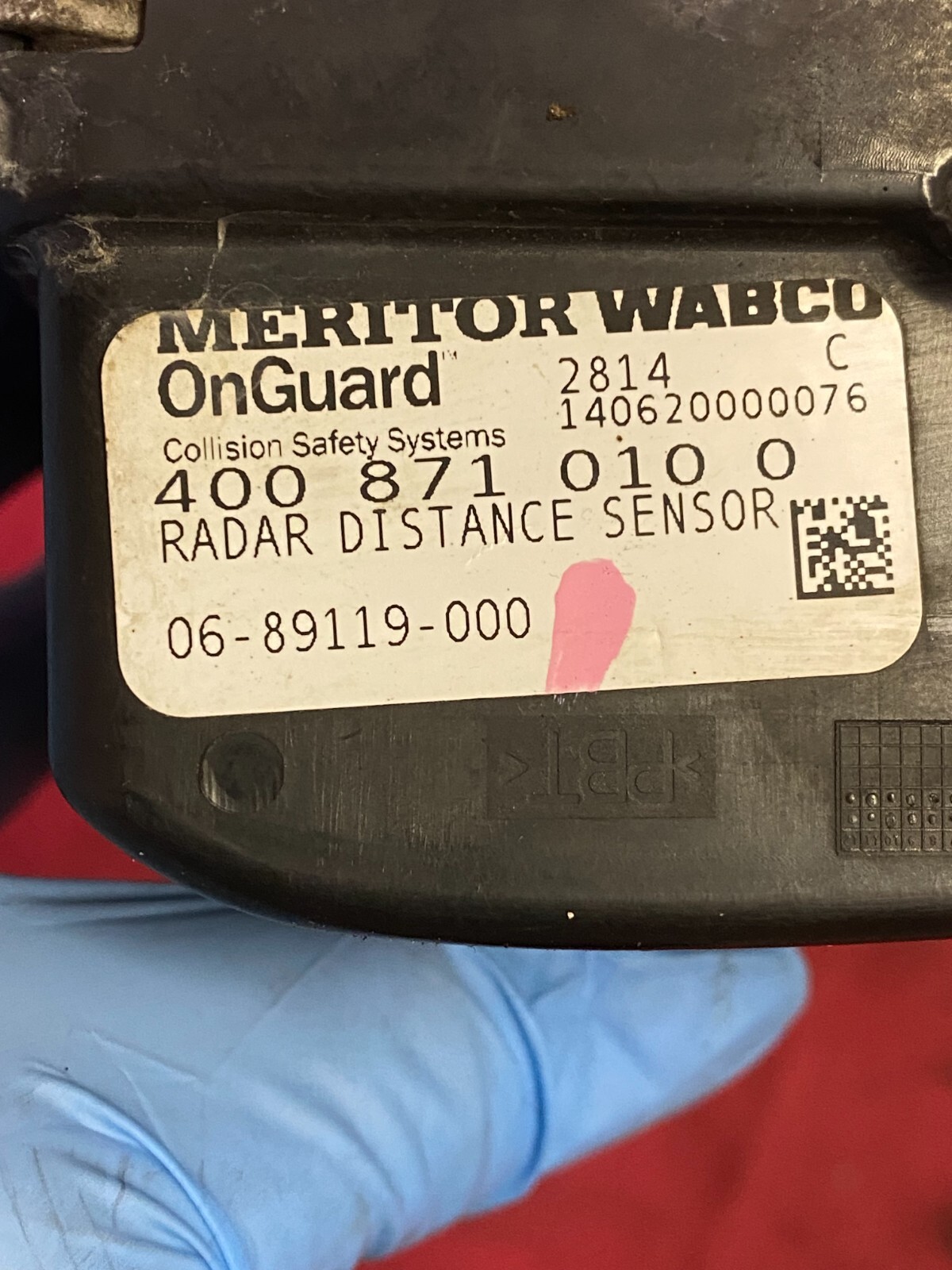 MERITOR WABCO ONGUARD , RADAR DISTANCE SENSOR 400 871 010 0, collision safety