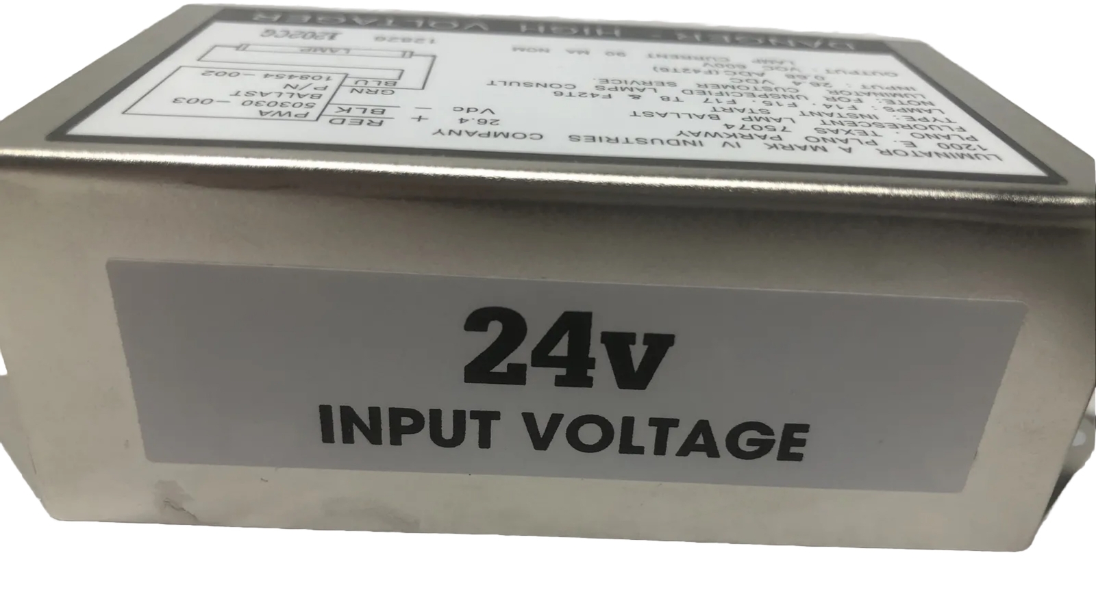 Luminator for Gillig 500947-006 Ballast Asm 24V; 500947006