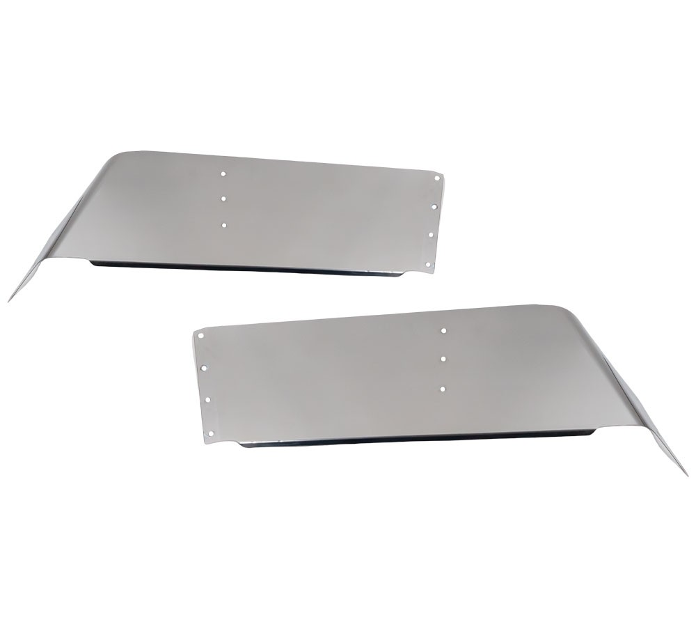 13″Stainless Steel Drop Visor Compatible w/Peterbilt 335, 359, 377, 378, 379