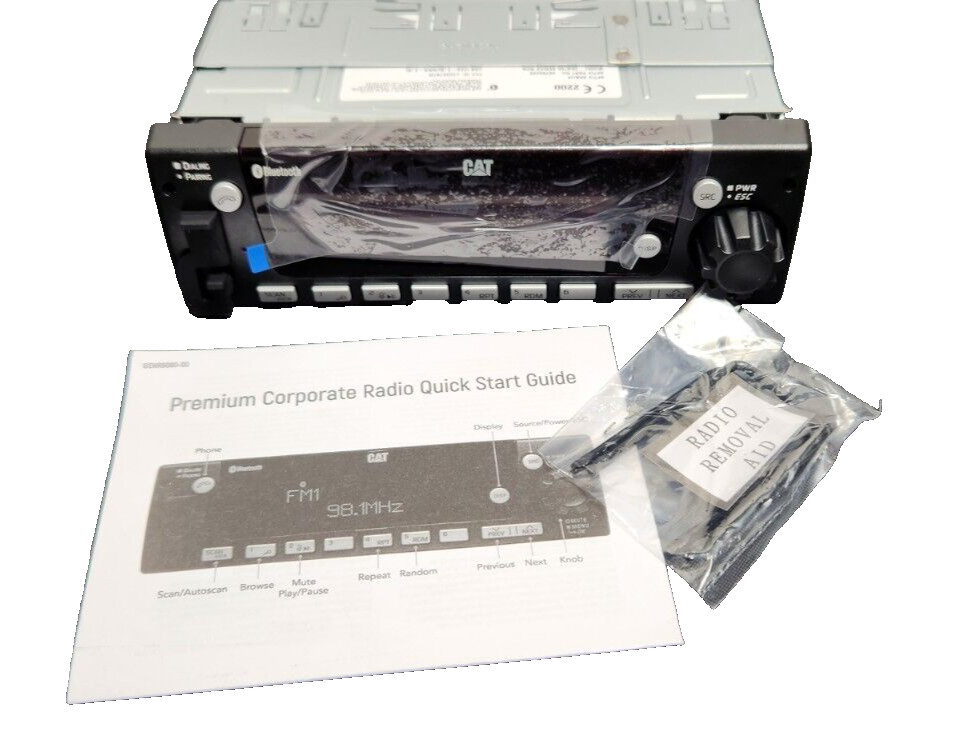 APTIV CATERPILLAR CAT DEA700 Radio With AM/FM/BLUETOOTH/USB HD 12V -NEW-