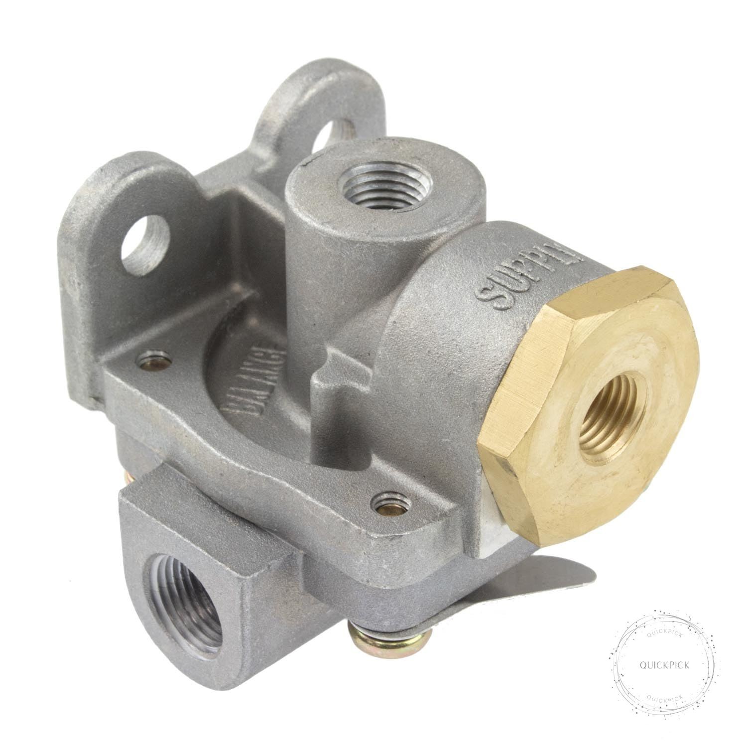 WA289714 Air Brake Quick Release Valve QR1C 0-PSI DIFF 1/4S-3/8D Replaces Bendix