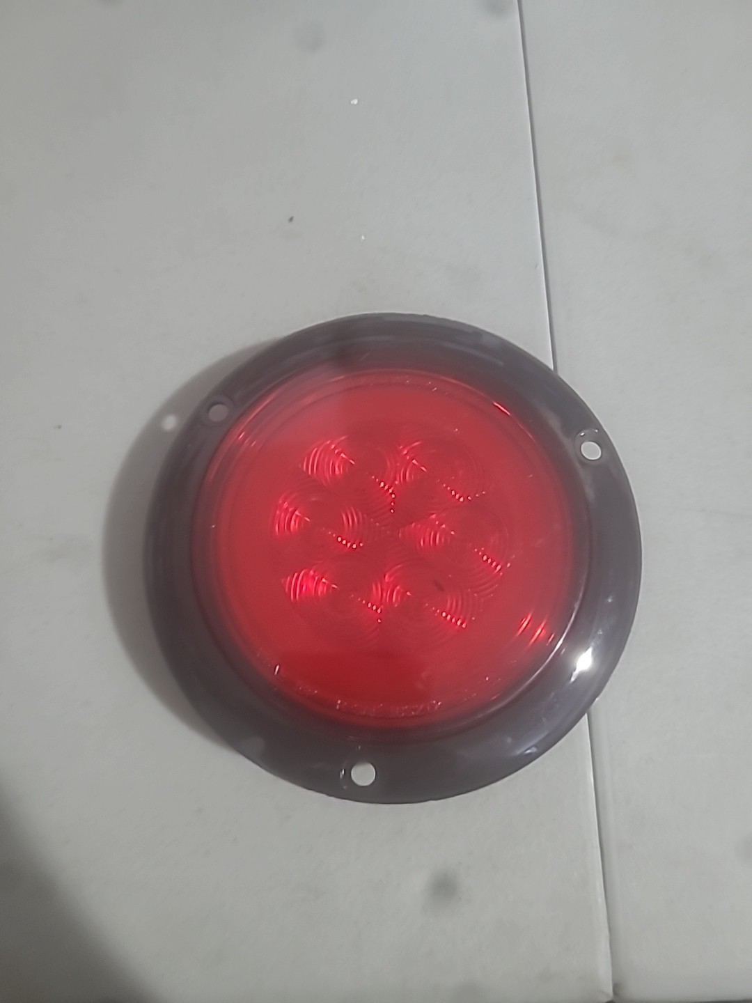 Optronics STL101RFMB GloLight 4” Red LED Lights with Mounting Flange