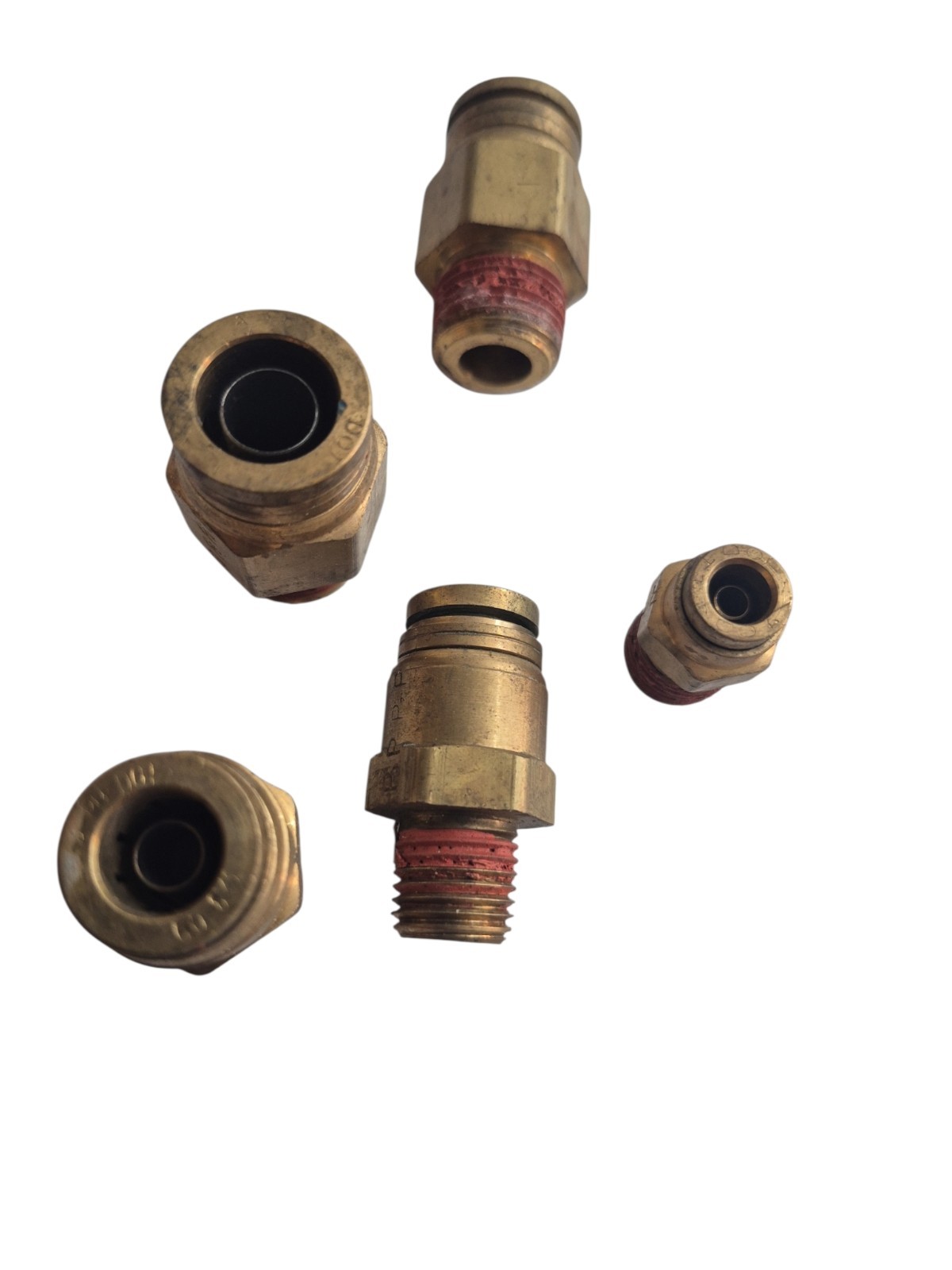 Quick Connect DOT Fittings 1/4,3/8/1/2 OD, 1/2 & 1/4 THREAD
