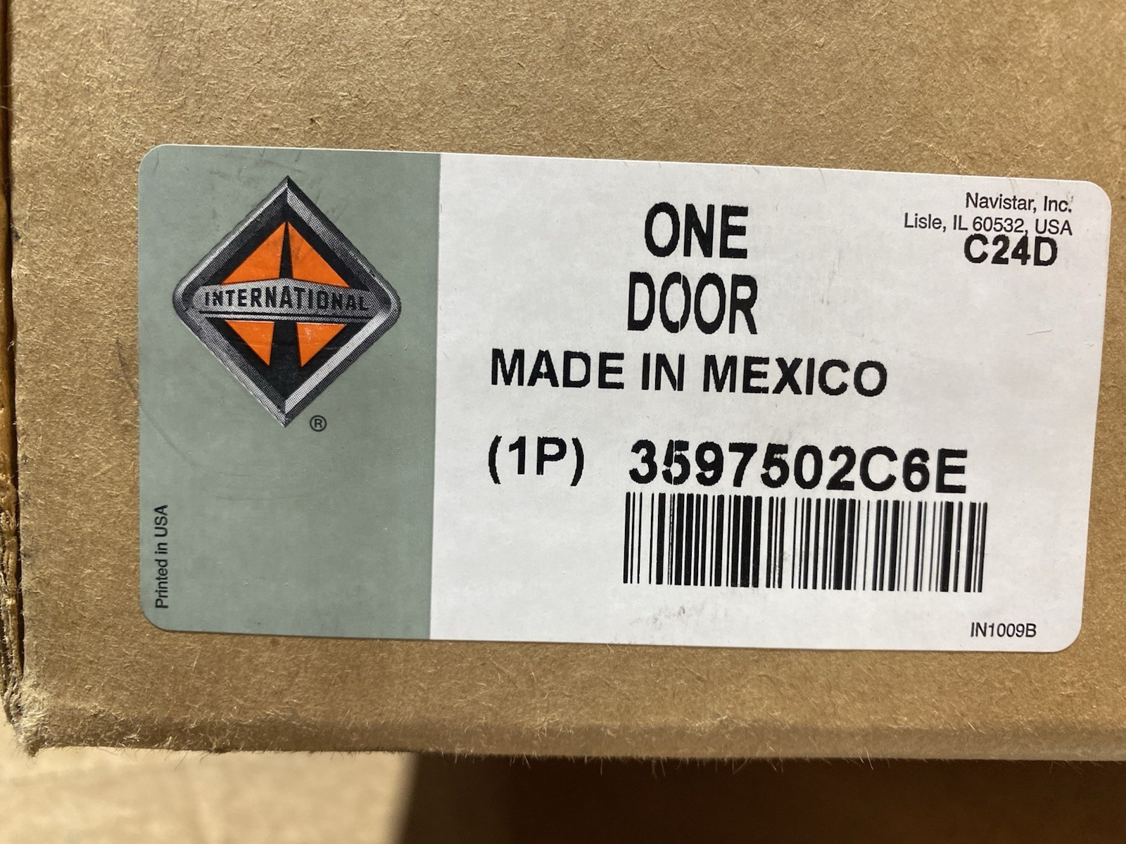 INTERNATIONAL NAVISTAR 3597502C6E PROSTAR LUGGAGE SLEEPER STORAGE DOOR ASSEMBLY