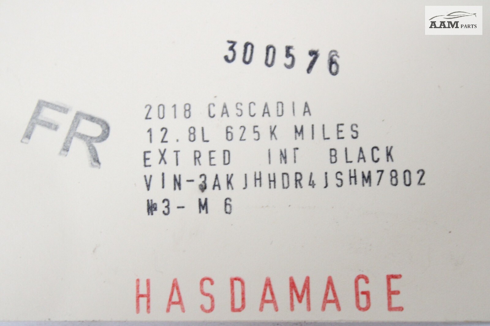 2018-2024 FREIGHTLINER CASCADIA FRONT RIGHT SIDE WEATHERSTRIP SEAL RUBBER OEM
