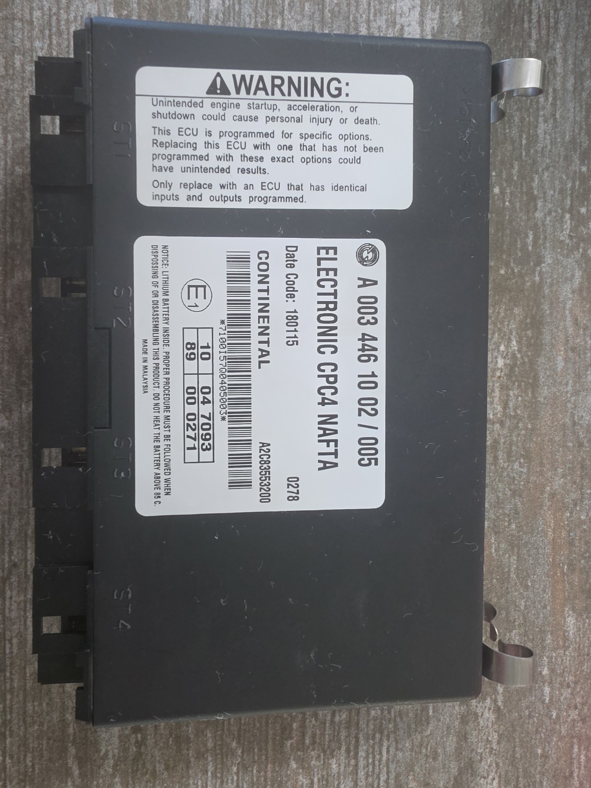 Freightliner CPC4 NAFTA A 003 446 10 02 / 005