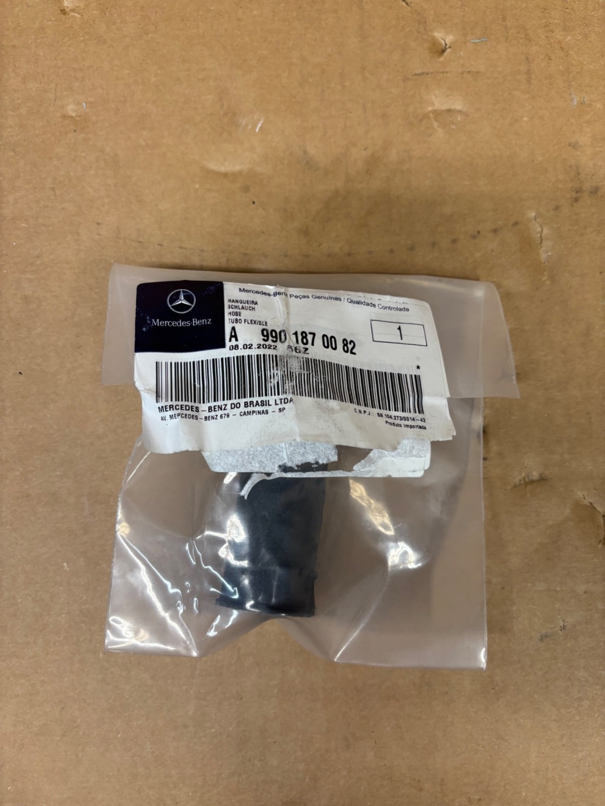NEW OEM MERCEDES-BENZ RETURN Oil Hose Freightliner MT-45 A9901870082