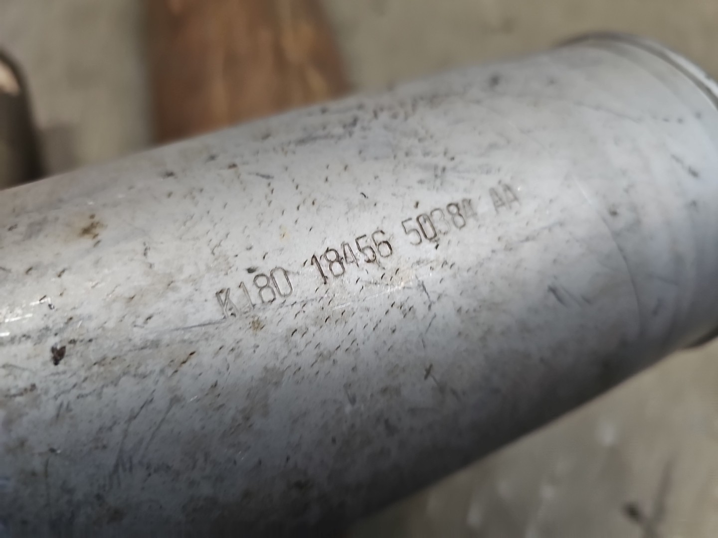 3x Paccar K180-18456-50384 Pipe-Exhaust LOT Long Aluminized Stainless Steel