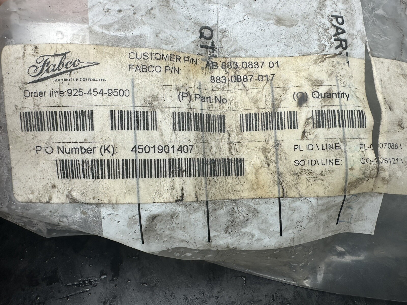 FREIGHTLINER TUBE, FR DECLUTCH SHIFT C FABCO-883-0887-017