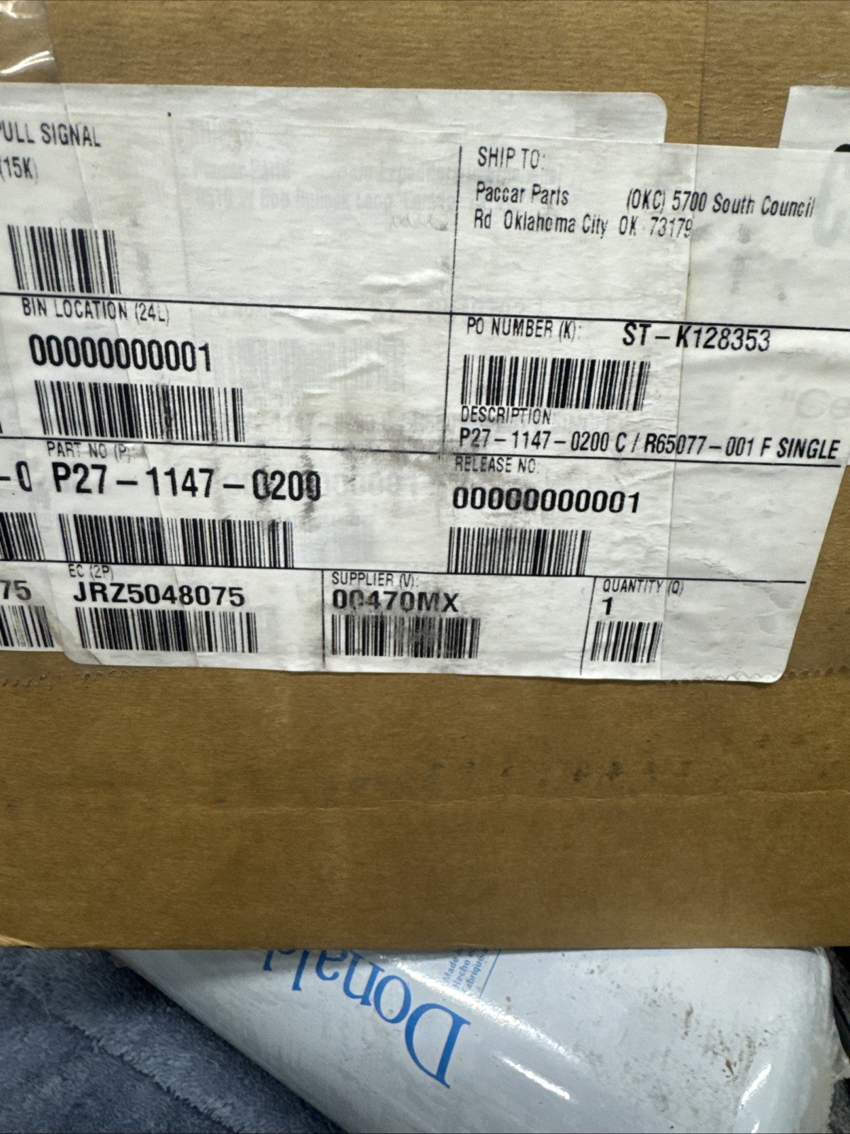 Peterbilt Paccar P27-1147-0200 PDC NGP Cab Fuse Assembly “READ DESCRIPTION”